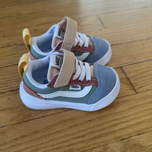 Vans Kids Sneakers - Green, Pink, and Yellow